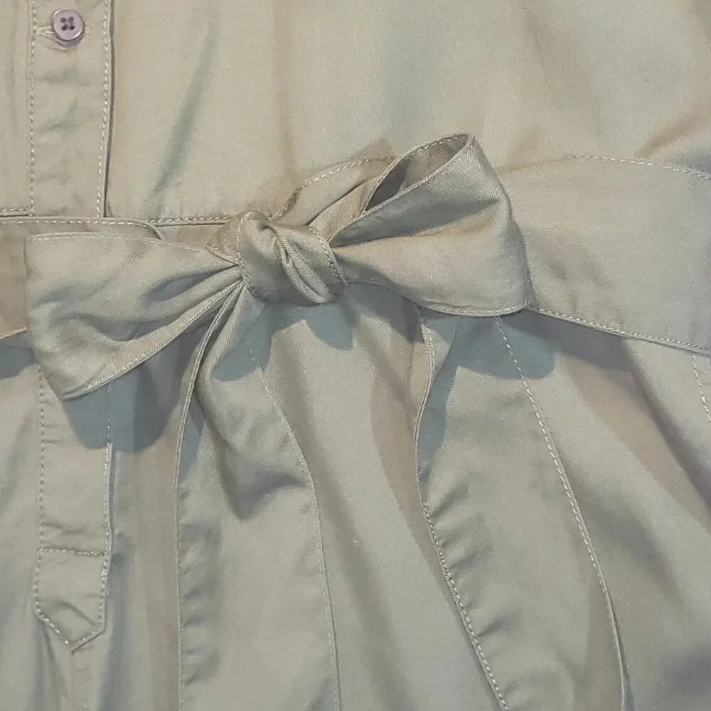 Ripzone Cypress Green NWT Short Sleeve Button Down Romper Size  Large - Picture 7 of 11